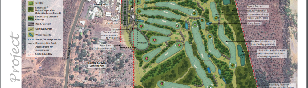 Plans for a Golf Course at Lee Point